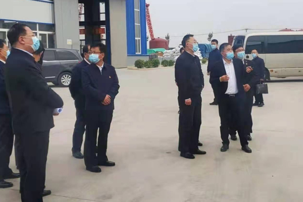 遼寧省委副書記、省長(zhǎng)劉寧一行實(shí)地考察一諾環(huán)境	